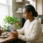 Ethiopian-American sender using ShareMoney app to send money to CBE from the USA
